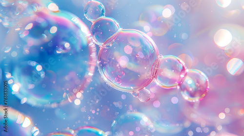 abstract background with bubbles