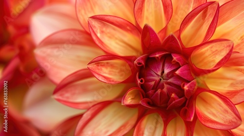 Close-up pretty flower,Generative ai 
