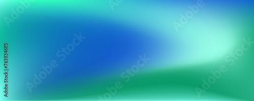 Creative fluid gradient in blue and green color. Background modern twisting design. Sea style smooth fluid.