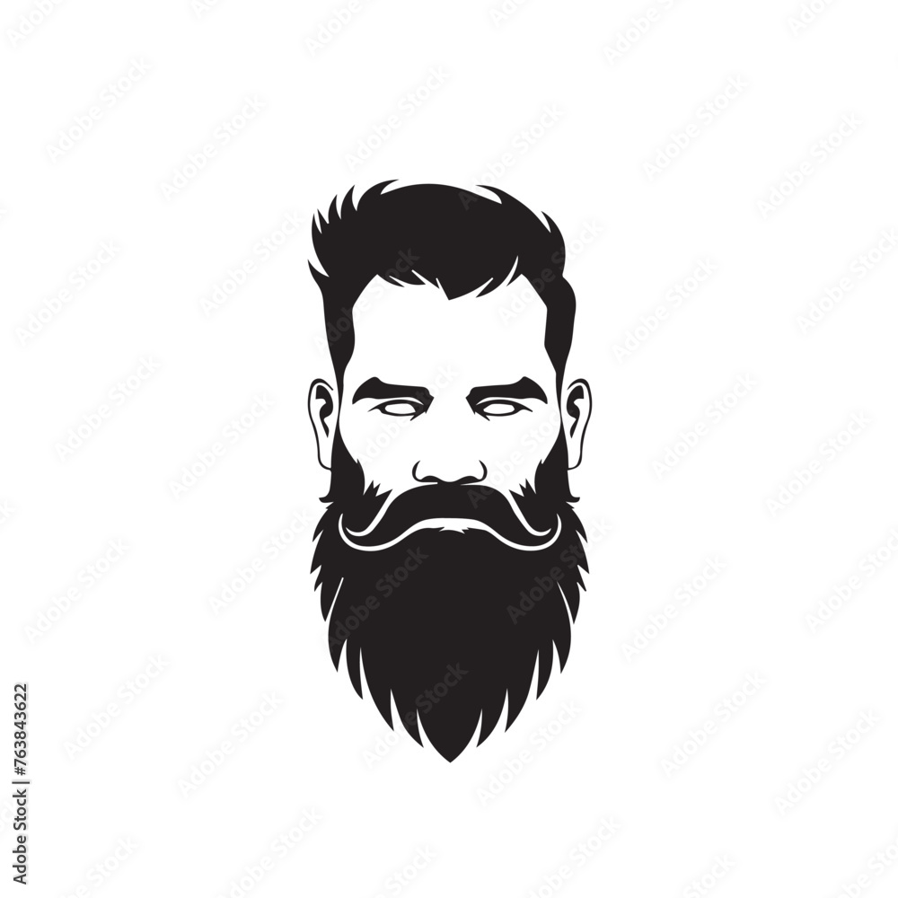 Bearded Man in cartoon, doodle style . Image for t-shirt, web, mobile apps and ui. Isolated 2d vector illustration in logo, icon, sketch style, Eps 10, black and white. AI Generative Bearded Man in cartoon, doodle style . Image for t-shirt, web, mobile apps and ui. Isolated 2d vector illustration in logo, icon, sketch style, Eps 10, black and white. AI Generative