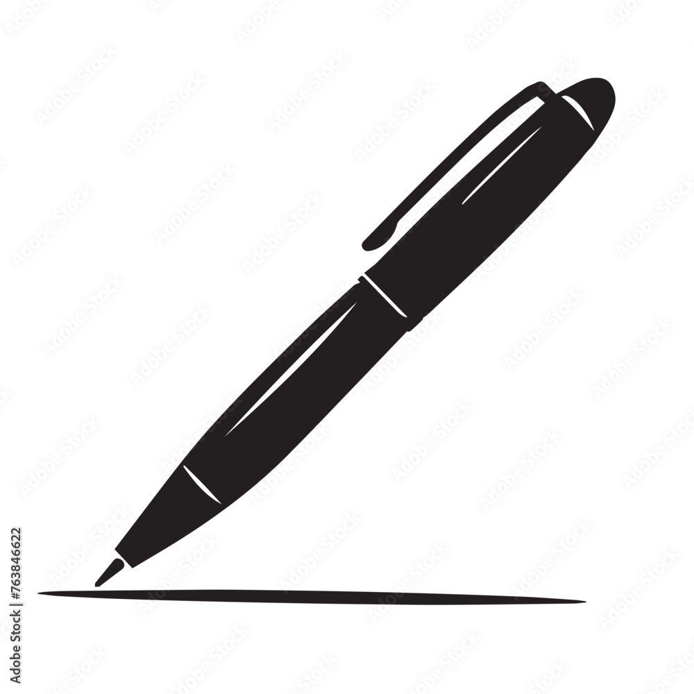 Pen in cartoon, doodle style . Image for t-shirt, web, mobile apps and ui. Isolated 2d vector illustration in logo, icon, sketch style, Eps 10, black and white. AI Generative Pen in cartoon, doodle style . Image for t-shirt, web, mobile apps and ui. Isolated 2d vector illustration in logo, icon, sketch style, Eps 10, black and white. AI Generative