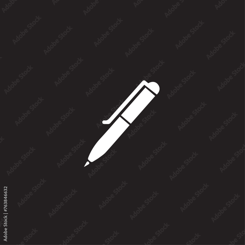 Pen in cartoon, doodle style . Image for t-shirt, web, mobile apps and ui. Isolated 2d vector illustration in logo, icon, sketch style, Eps 10, black and white. AI Generative Pen in cartoon, doodle style . Image for t-shirt, web, mobile apps and ui. Isolated 2d vector illustration in logo, icon, sketch style, Eps 10, black and white. AI Generative