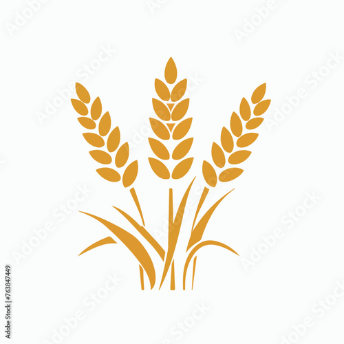 Wheat in cartoon, doodle style. Image for t-shirt, web, mobile apps and ui. Isolated 2d vector illustration in logo, icon, sketch style, Eps 10. AI Generative