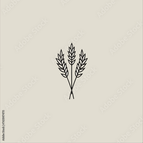 Wheat in cartoon, doodle style. Image for t-shirt, web, mobile apps and ui. Isolated 2d vector illustration in logo, icon, sketch style, Eps 10. AI Generative
