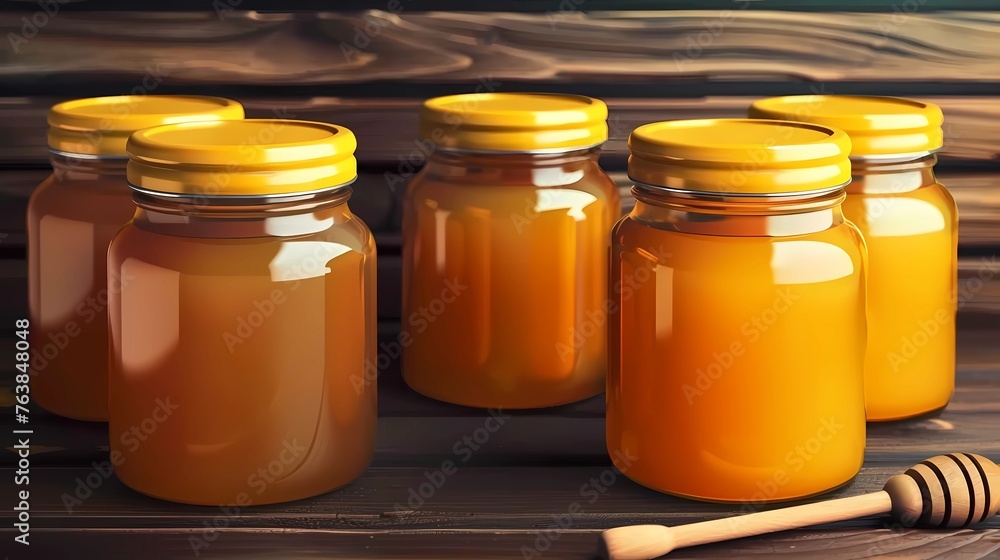 background for the sale of honey, honey fair, village fair, honey jars background for the sale of honey, honey fair, village fair, honey jars