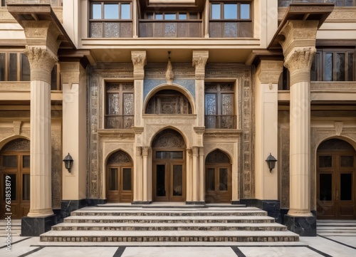 Fusion of elegance heritage style fusion into modern architecture