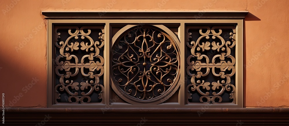 Window with intricate design pattern