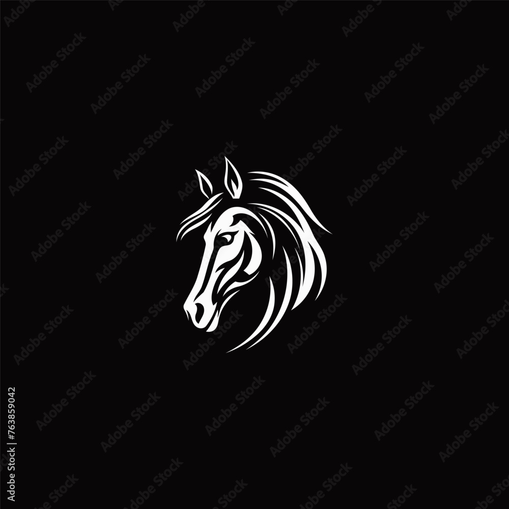 Horse logo design icon vector template Horse logo design icon vector template