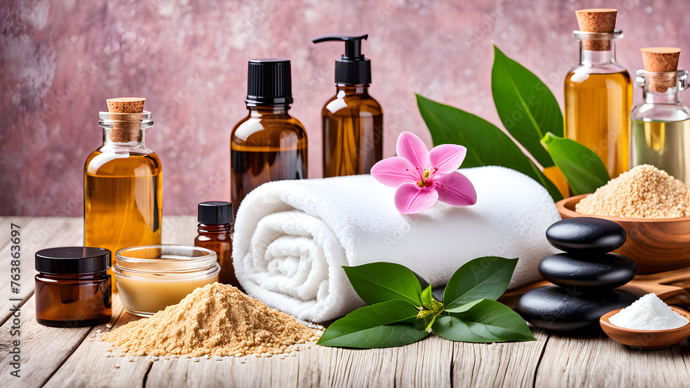natural organic spa cosmetic products set natural organic spa cosmetic products set