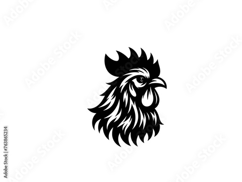 Feathered Charm: Chicken Farm Animal Vector Illustration