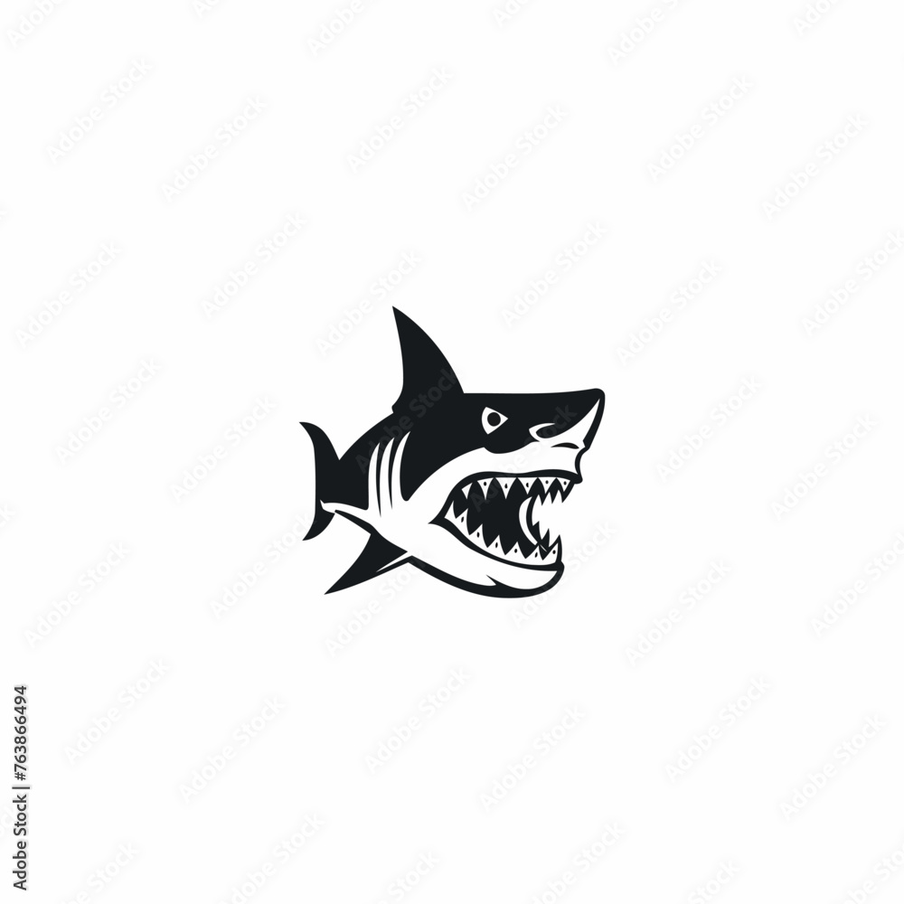 Shark logo design icon vector template Shark logo design icon vector template