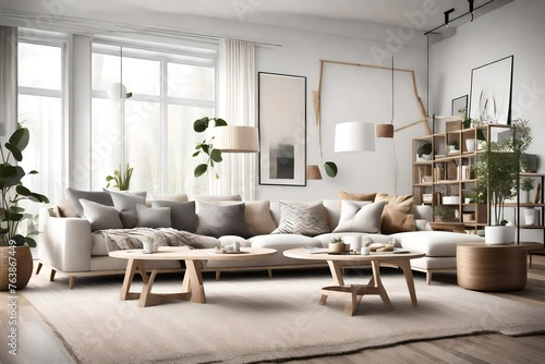 luxury sofa in modern room