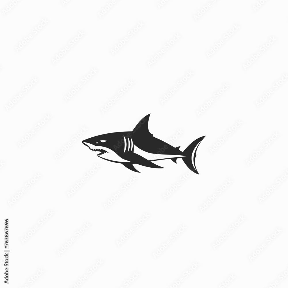 Shark logo design icon vector template Shark logo design icon vector template