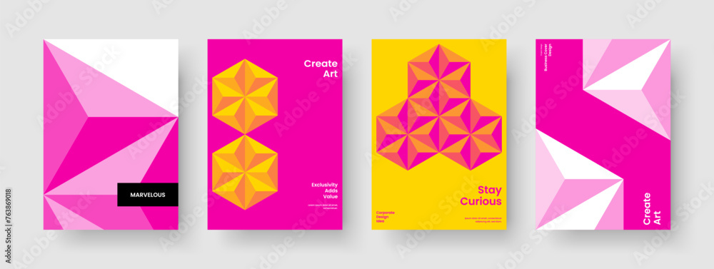 Abstract Flyer Design. Geometric Brochure Layout. Creative Report Template. Banner. Business Presentation. Book Cover. Background. Poster. Leaflet. Journal. Brand Identity. Handbill. Catalog