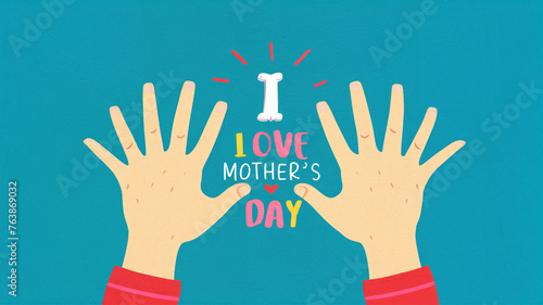 A happy mother's day background design