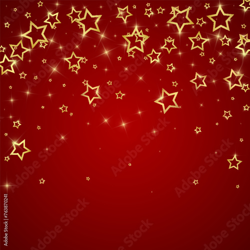 Starry night fairy tale background.