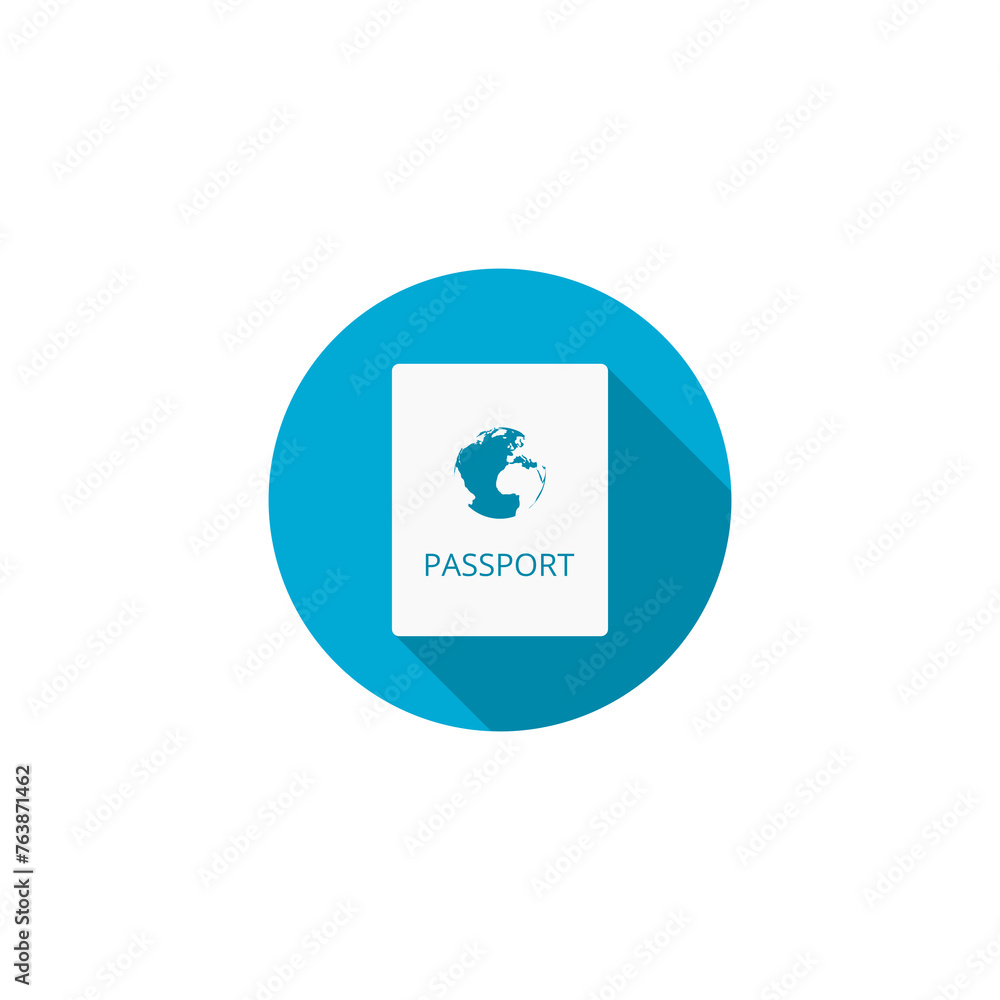 Passport icon isolated on transparent background Passport icon isolated on transparent background