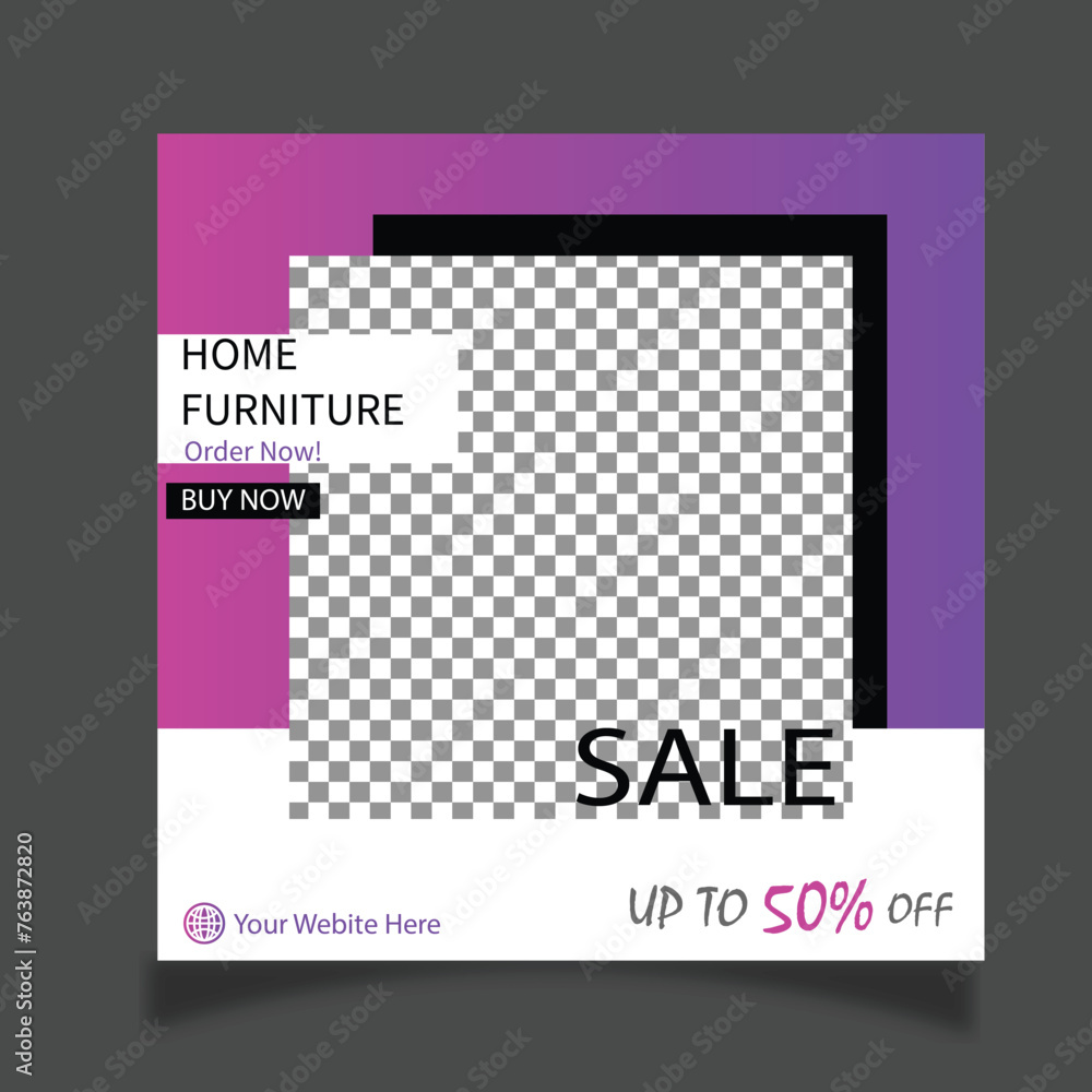 Social media poster vector design Social media poster vector design