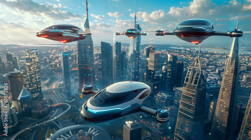 Future of Transportation: Flying Cars in Urban Airspace