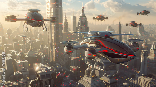 Future of Transportation: Flying Cars in Urban Airspace