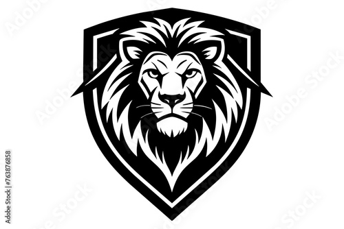 lion logo  silhouette  vector and illustration