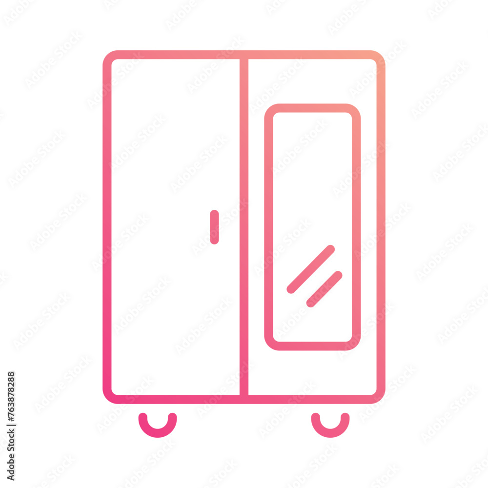Wardrobe icon editable stock vector illustration. Wardrobe icon editable stock vector illustration.