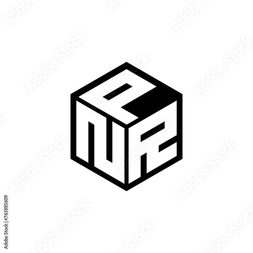 NRP letter logo design in illustration. Vector logo, calligraphy designs for logo, Poster, Invitation, etc. photo