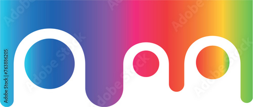 streamlined abstaca in the form of liquid colored paint