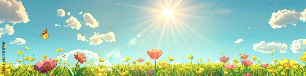green grass and sun, spring weather banner, poster, spring weather background, spring background green grass and sun, spring weather banner, poster, spring weather background, spring background