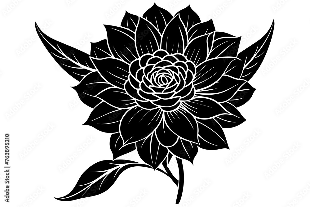 flower silhouette vector and illustration flower silhouette vector and illustration