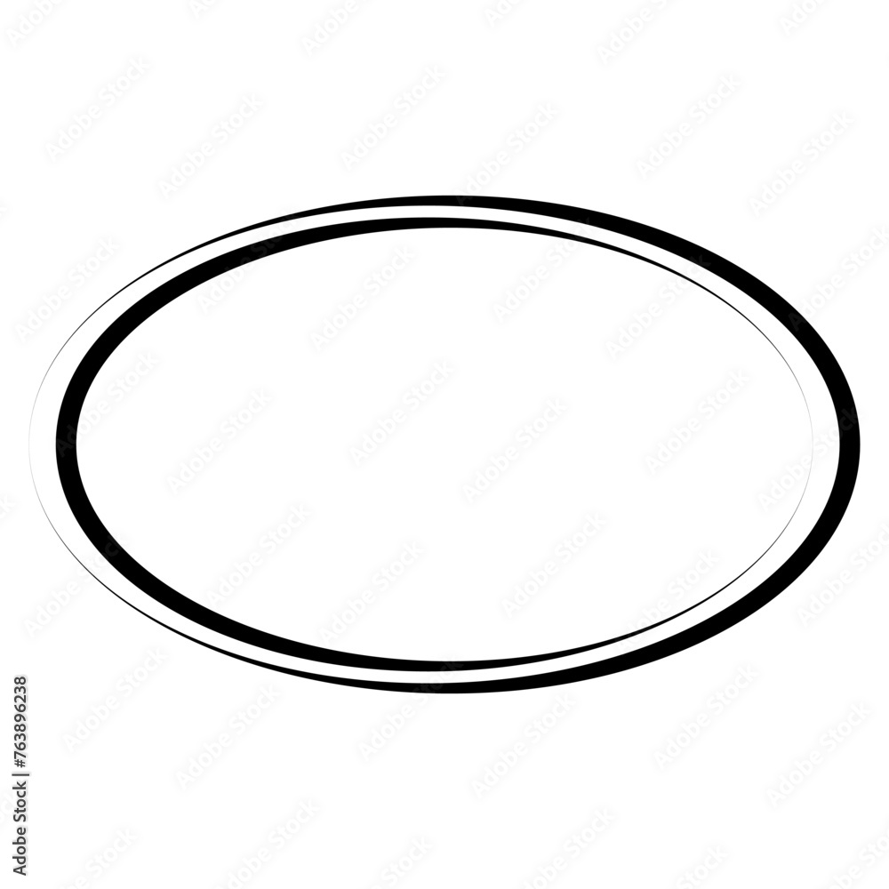 Oval border circular banner frames hand drawn oval marker Oval border circular banner frames hand drawn oval marker