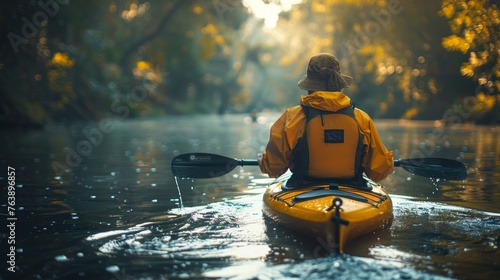 Lake Kayaking: Serene Waters and Nature Exploration  © desinko