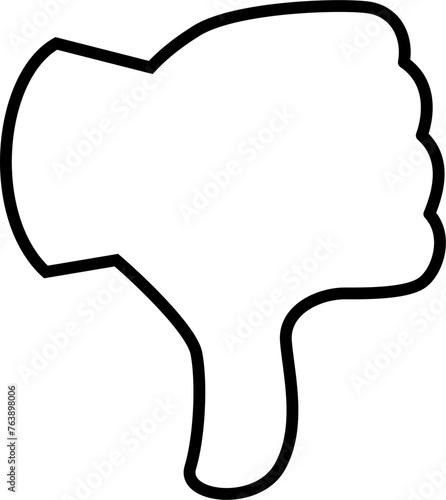 Thumbs down