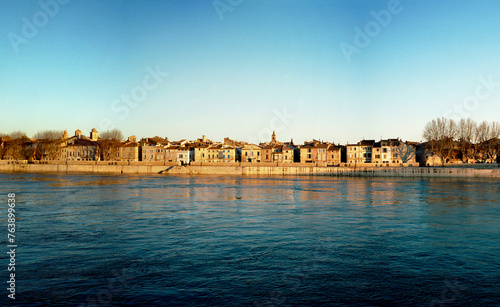 Arles and the Rhône river side 