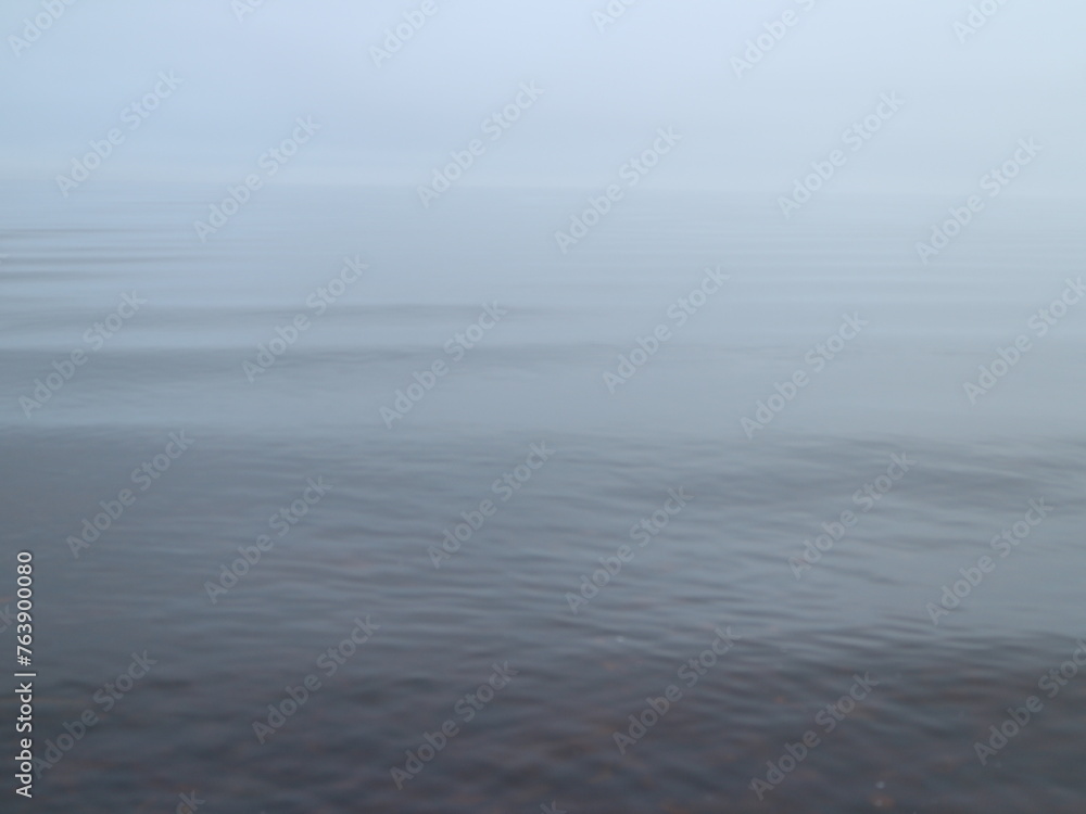 morning fog over the lake, smooth water, silence, white and gray gradient background morning fog over the lake, smooth water, silence, white and gray gradient background