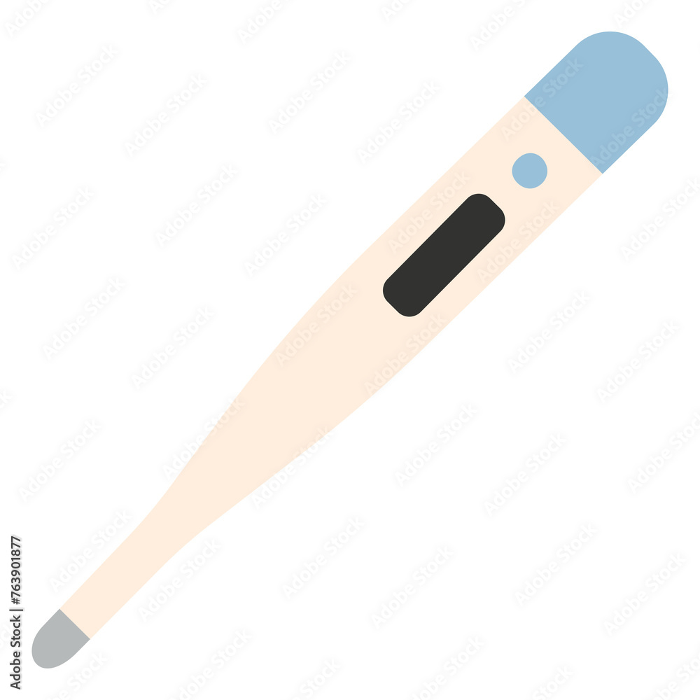 Thermometer 1 cute on a white background, vector illustration. Thermometer 1 cute on a white background, vector illustration.