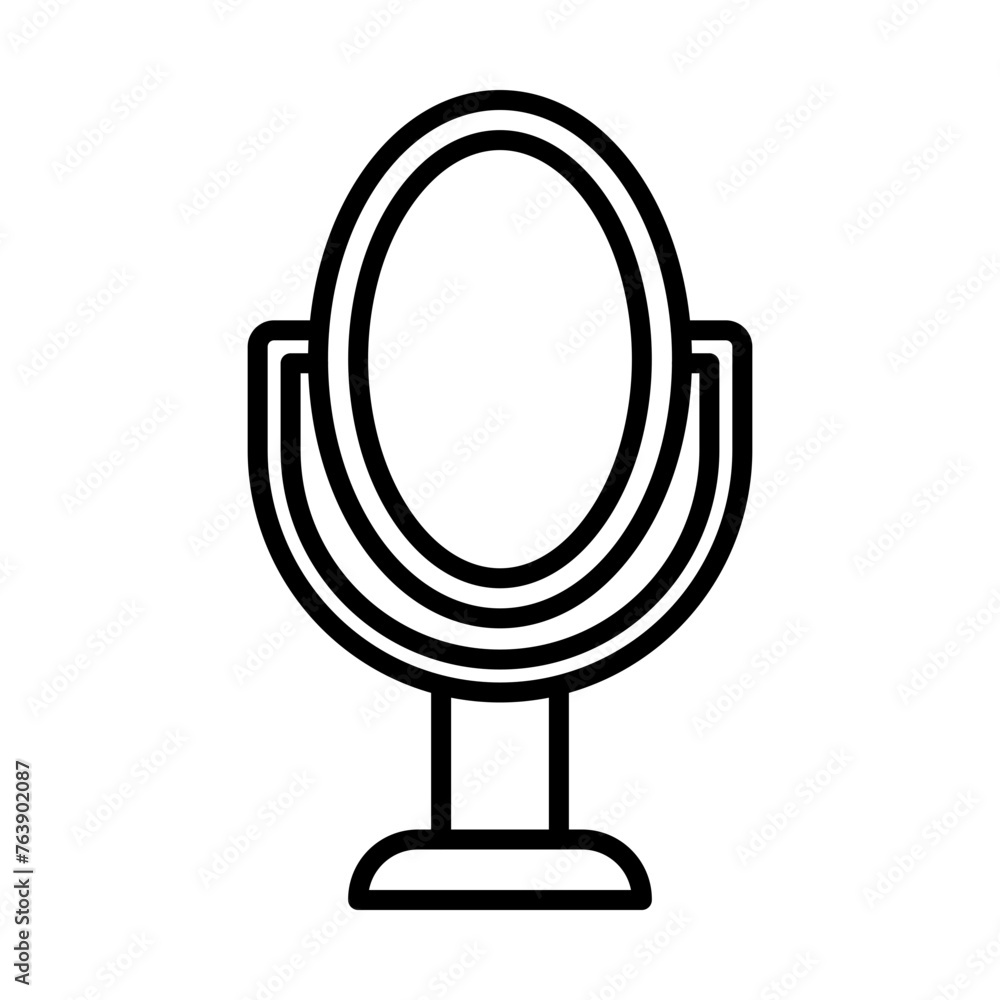 Mirror line icon Mirror line icon