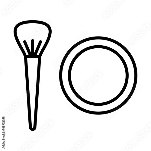 Blush icon line icon