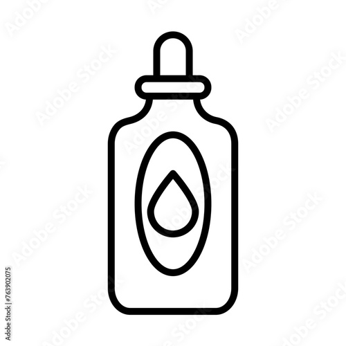 Essential oil icon line icon