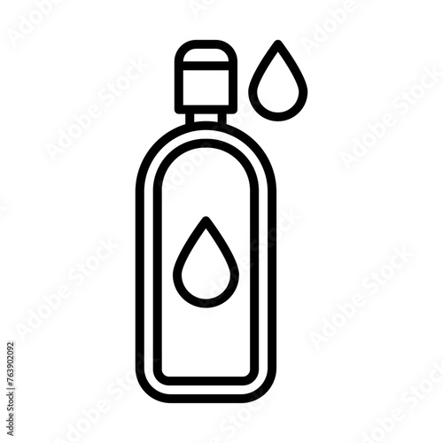 Makeup remover line icon