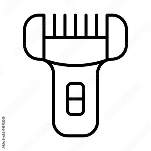 Epilator line icon