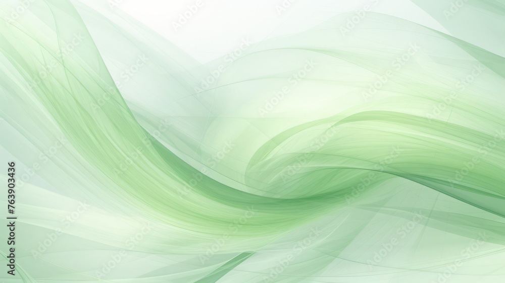 Abstract green background with waves Abstract green background with waves