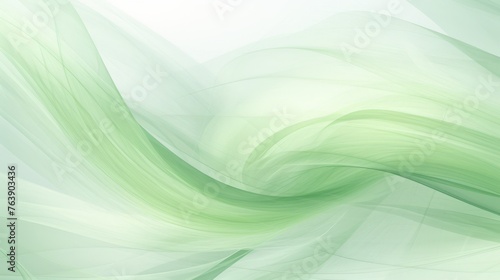 Abstract green background with waves