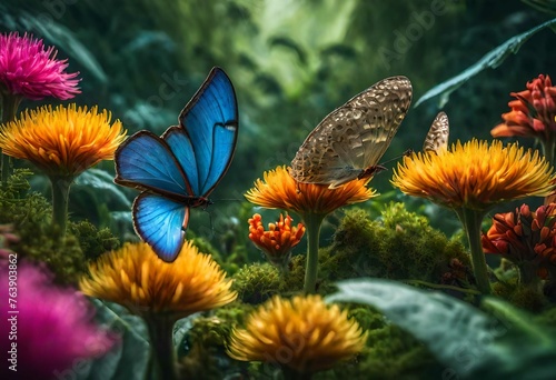 butterfly on flower © muhammad