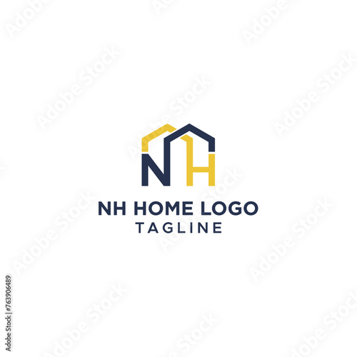 Real Estate NH Logo Design
