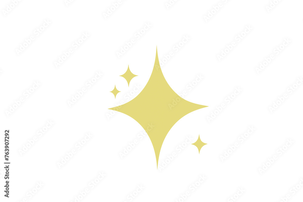 golden star icon, spark, sparkle golden star icon, spark, sparkle