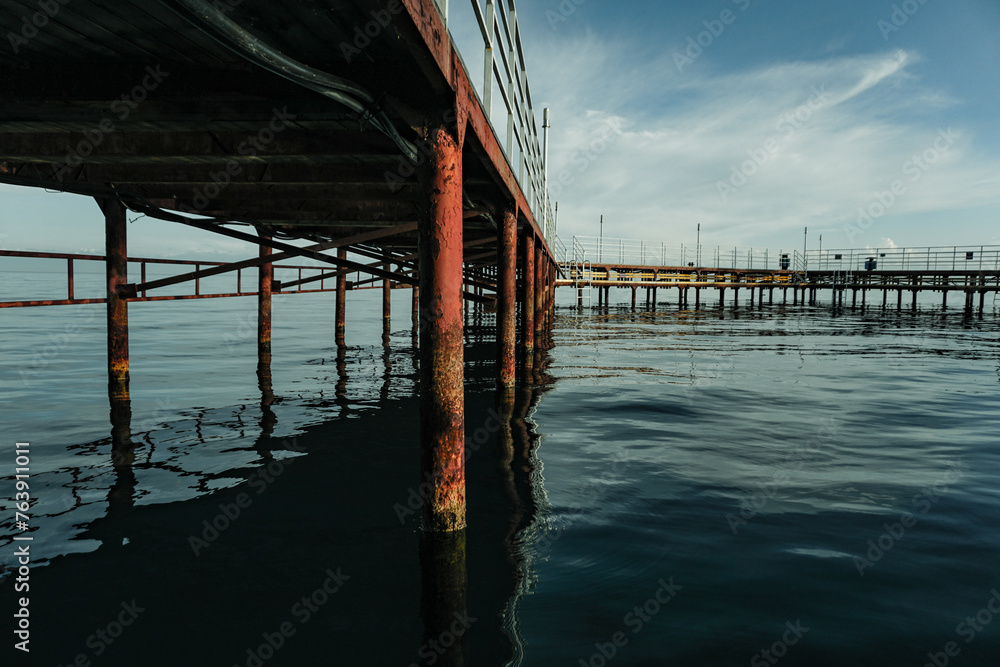 pier in the sea pier in the sea