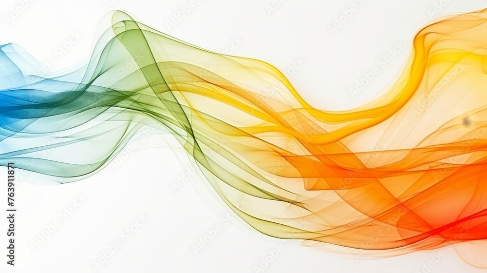 Vivid abstract rainbow wave pattern for artistic design projects and creative backgrounds.
