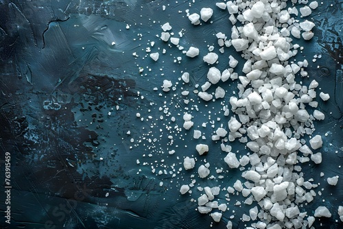 Artisanal Elegance: Guerande France's Sea Salt Crystals. Concept Guerande, France, Sea Salt, Crystals, Artisanal Elegance photo