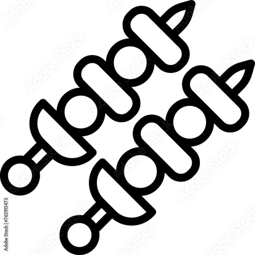 Kebab Vector Icon Design Illustration
